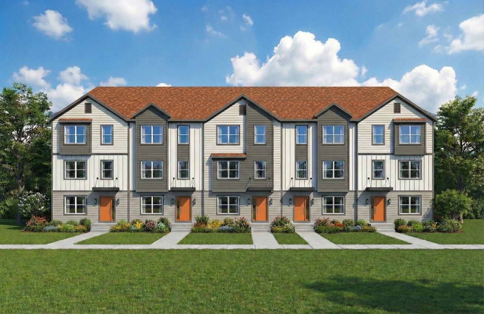 Orange Court front exteriors